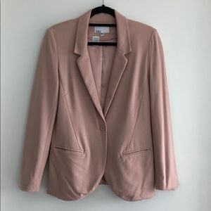 Cream/light pink blazer